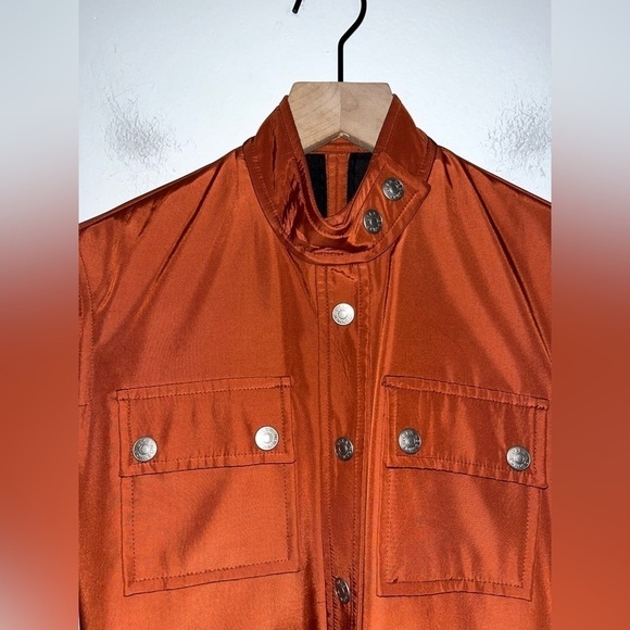 ULLA JOHNSON Rare Rust Utility Jacket with Belt Size Small - Picture 9 of 15